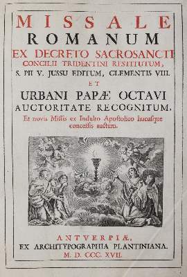 Bild Nr.1: 142-277 Missale romanum: (Alte Drucke, Handschriften und Theologie)