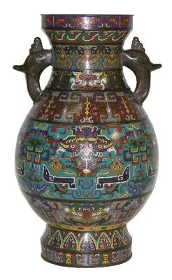 Bild Nr.1: 142-2790 Balustervase China.: (Asiatika)