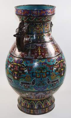 Bild Nr.23: 142-2790 Balustervase China.: (Asiatika)
