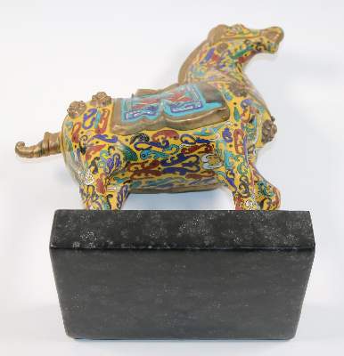 Bild Nr.5: 142-2801 Cloisonné-Pferd: (Asiatika)
