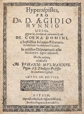 Bild Nr.1: 142-282 Mülmann,J.: (Alte Drucke, Handschriften und Theologie)