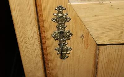 Bild Nr.3: 142-2874 Vitrinenschrank,: (Möbel, Schränke)