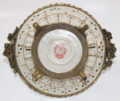 Bild Nr.2: 142-2919 Korbschale.: (Porzellan u. Keramik)
