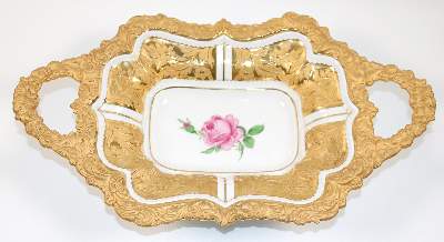 Bild Nr.1: 142-2924 Prunkschale Meissen.: (Porzellan u. Keramik, Meissen)