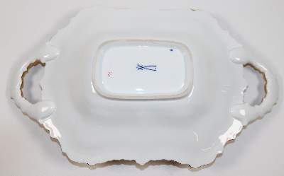 Bild Nr.3: 142-2924 Prunkschale Meissen.: (Porzellan u. Keramik, Meissen)