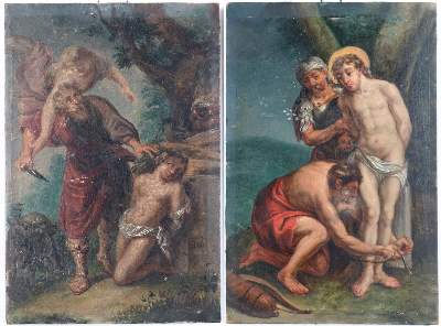 Bild Nr.1: 142-2942 Tafelbildchen.: (Religiöse Volkskunst)