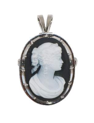 Bild Nr.1: 142-2945 Onyxgemme mit: (Schmuck, Anhänger)
