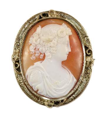 Bild Nr.1: 142-2959 Damenportrait.: (Schmuck, Kameen)
