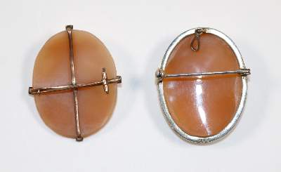 Bild Nr.2: 142-2964 Muschelkameen.: (Schmuck, Kameen)
