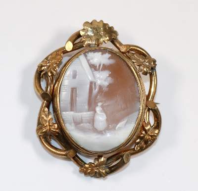 Bild Nr.1: 142-2969 Prächtige Muschelkamee.: (Schmuck, Kameen)