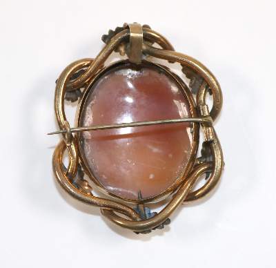 Bild Nr.2: 142-2969 Prächtige Muschelkamee.: (Schmuck, Kameen)