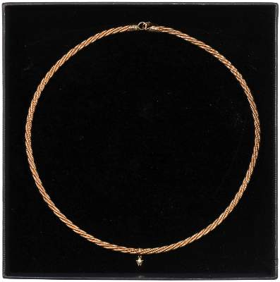 Bild Nr.1: 142-2972 Kordel-Collier, Wellendorff.: (Schmuck)