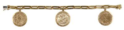 Bild Nr.2: 142-2975 Münzarmband Goldmünzen.: (Schmuck)
