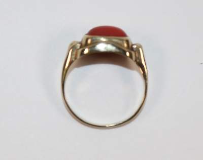 Bild Nr.2: 142-2978 Korallenring 333 GG.: (Schmuck, Ringe)