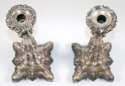 Bild Nr.2: 142-2989 Kerzenleuchter.: (Silber)