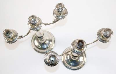 Bild Nr.3: 142-2992 Silberleuchter.: (Silber)