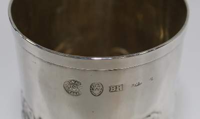 Bild Nr.2: 142-2993 Silber Taufbecher: (Silber)