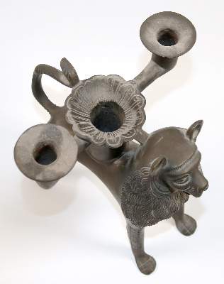Bild Nr.2: 142-2994 Aquamanile Bronze.: (Skulpturen - Plastiken)