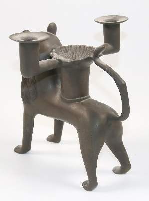 Bild Nr.4: 142-2994 Aquamanile Bronze.: (Skulpturen - Plastiken)