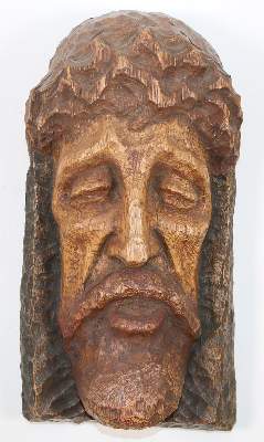 Bild Nr.1: 142-3003 Christus Bergpredigt.: (Skulpturen - Plastiken, Volkskunst)
