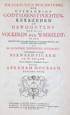 Bild Nr.1: 142-311 Picard,B.: (Alte Drucke, Handschriften und Theologie)