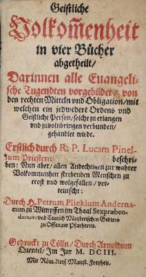 Bild Nr.1: 142-313 Pinelli,L.: (Alte Drucke, Handschriften und Theologie)