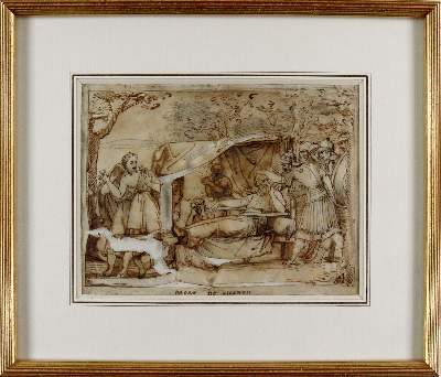 Bild Nr.2: 142-3130 Drei Zeichnungen: (Varia)
