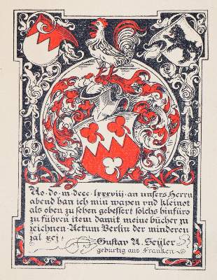 Bild Nr.4: 142-3134 Heraldik.: (Varia, Exlibris)