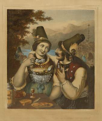 Bild Nr.1: 142-3165 Bayerische Trachten.: (Varia, Mode und Trachten)