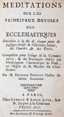 Bild Nr.1: 142-32 Beuvelet,M.: (Alte Drucke, Handschriften und Theologie)