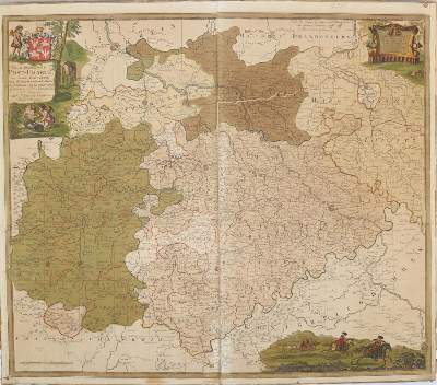 Bild Nr.4: 142-3244 Vier Landkarten.: (Deutschland, Frankreich, Afrika)