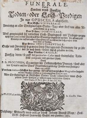 Bild Nr.1: 142-325 Prokop von Templin,F.: (Alte Drucke, Handschriften und Theologie)