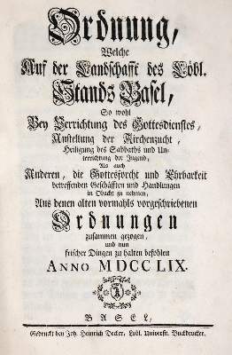 Bild Nr.1: 142-334 Reforations-Ordnung,: (Alte Drucke, Handschriften und Theologie)
