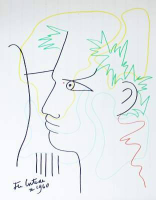 Bild Nr.1: 142-3589 Cocteau, Jean: (Künstlergraphik)
