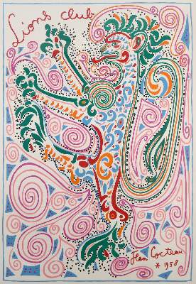 Bild Nr.1: 142-3590 Cocteau, Jean: (Künstlergraphik)