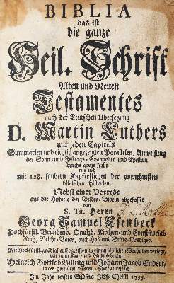 Bild Nr.1: 142-36 Biblia germanica.: (Bibeln)