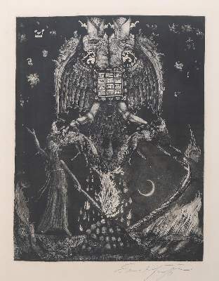 Bild Nr.1: 142-3679 Fuchs, Ernst: (Künstlergraphik)