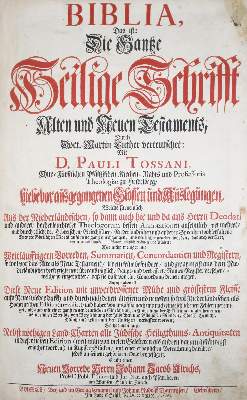Bild Nr.1: 142-37 Biblia germanica.: (Bibeln)