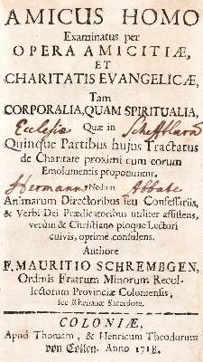 Bild Nr.1: 142-372 Schrembgen,M.: (Alte Drucke, Handschriften und Theologie)