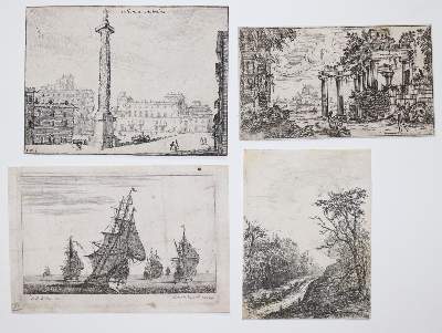 Bild Nr.7: 142-3792 Italienische Meister: (Künstlergraphik)