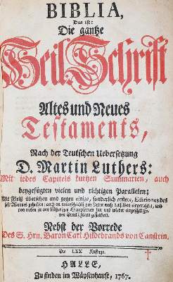 Bild Nr.1: 142-38 Biblia germanica.: (Bibeln)