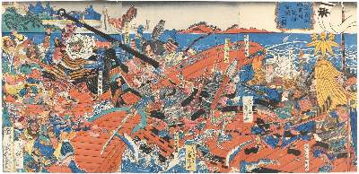 Bild Nr.1: 142-3816 Tominobu: (Künstlergraphik, Japan)