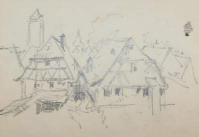 Bild Nr.6: 142-3835 Skizzenbuch: (Künstlergraphik, Kasimir)