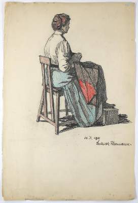Bild Nr.1: 142-3845 Kleemann, Mathilde: (Künstlergraphik)