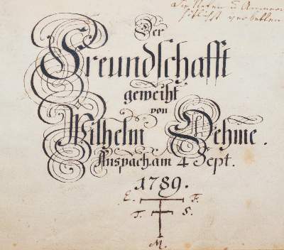 Bild Nr.1: 142-388 Der Freunschaft geweiht: (Stammbücher)