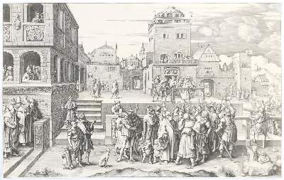 Bild Nr.1: 142-3909 Leyden, Lucas van: (Künstlergraphik)