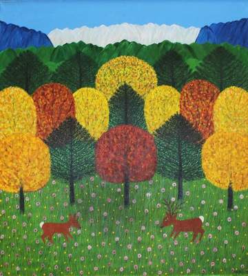 Bild Nr.1: 142-3973 Blum, Eva: (Künstlergraphik, Naive Kunst)