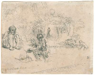 Bild Nr.1: 142-4073 Rembrandt, Harmensz van Rijn: (Künstlergraphik)