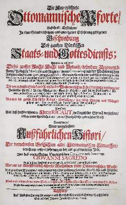 Bild Nr.1: 142-412 Rycaut,(P.) u. G.Sagredo.: (Türkei)