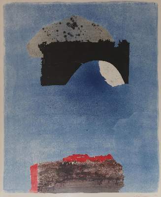 Bild Nr.1: 142-4144 Santomaso, Giuseppe: (Künstlergraphik)